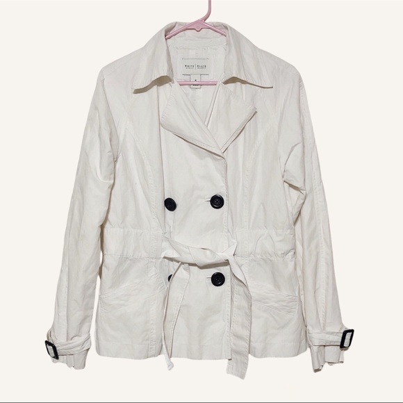 White House Black Market Lightweight Trench - Picture 1 of 11